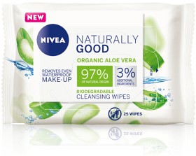 Bild på NIVEA Ansiktsservetter Naturally Good Cleansing Wipes 25 st