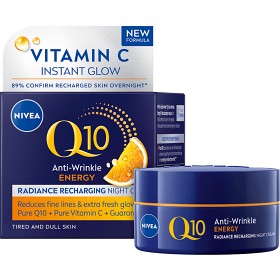 Bild på NIVEA Nattkräm Q10 Energy Recharging Night Cream 50 ml