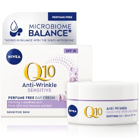 Bild på NIVEA Dagkräm Q10 Sensitive Day Cream SPF15, 50 ml