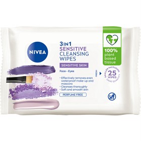 Bild på NIVEA Ansiktsservetter Sensitive Cleansing Wipes 25 st