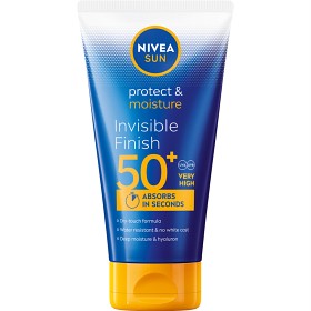 Bild på NIVEA SUN Solkräm Protect & Moisture Invisible Finish Lotion SPF50+ 150 ml