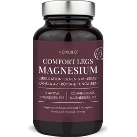 Bild på Nordbo Comfort Legs Magnesium 90 kapslar