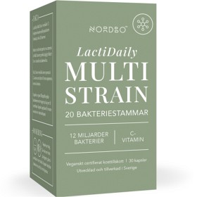 Bild på Nordbo LactiDaily Multi Strain 20 stammar 30 kapslar