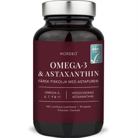 Bild på Nordbo Omega-3 & Astaxanthin 90 kapslar