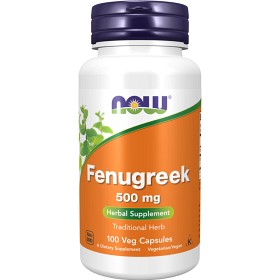 Bild på NOW Fenugreek 500 mg 100 kapslar