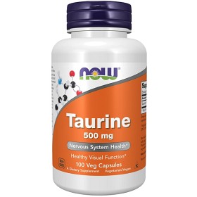 Bild på NOW Taurine 500 mg 100 kapslar