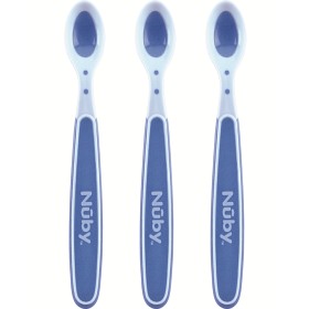 Bild på Nûby Soft Edge Hot Safe Spoon +3m 3 st