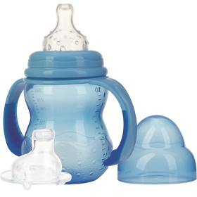 Bild på Nûby Training Bottle Wide Neck 240 ml 0M+ Blue