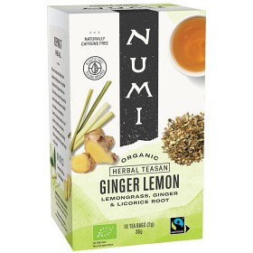 Bild på Numi Organic Tea Ginger Lemongrass & Licorice 18 tepåsar