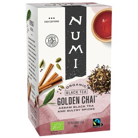 Bild på Numi Organic Tea Golden Chai Rich & Spicy 18 tepåsar