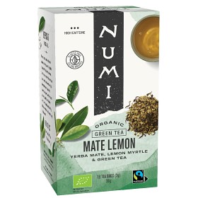 Bild på Numi Organic Green Tea Mate Lemon 18 tepåsar