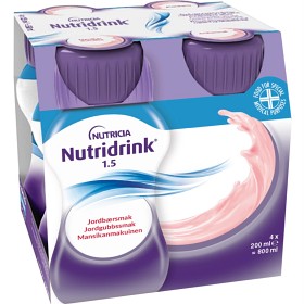 Bild på Nutridrink Jordgubb, 4 x 200 ml