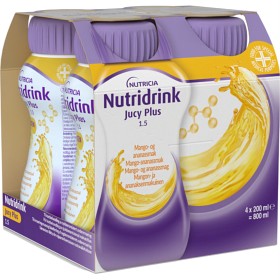 Bild på Nutridrink Jucy Plus Mango Ananas 4x200 ml