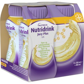Bild på Nutridrink Jucy Plus Päron Fläder 4x200 ml