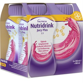 Bild på Nutridrink Jucy Plus Svalkande Hallon 4x200 ml
