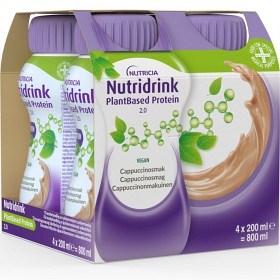 Bild på Nutridrink Plantbased Protein 2.0 Cappuccinosmak 4 x 200 ml