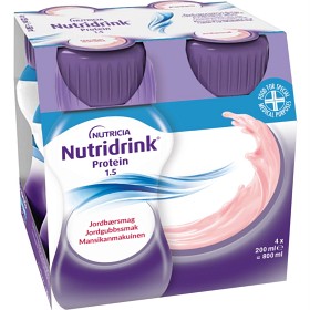 Bild på Nutridrink Protein Jordgubb 4 x 200 ml