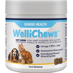 Bild på NutriScience Wellichews Senior små hundar & katter