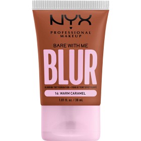 Bild på NYX Professional Makeup Bare With Me Blur Tint Foundation Warm Caramel 16