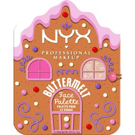 Bild på NYX Professional Makeup Buttermelt Face Palette Blush/Highlighter Light/Medium