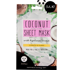 Bild på Oh K! Coconut Sheet Mask with Hyaluronic Acid 23 ml