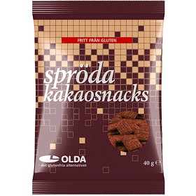 Bild på Olda Spröda Kakaosnacks 40 g
