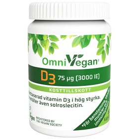 Bild på OmniVegan D3 60 kapslar