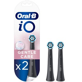 Bild på Oral-B iO Gentle Care Svarta borsthuvuden 2 st