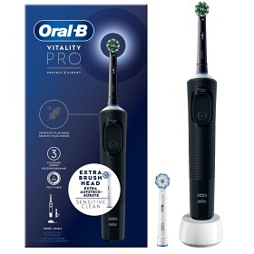 Bild på Oral-B Vitality Pro Svart eltandborste, 2 tandborsthuvuden