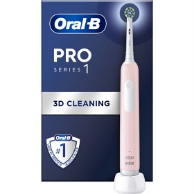 Bild på Oral-B Pro Series 1 Rosa eltandborste, 2 tandborsthuvuden