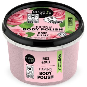 Bild på Organic Shop Body Polish Rose & Salt 250 ml