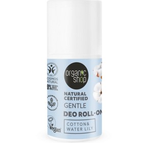 Bild på Organic Shop Deo Roll-On Cotton & Waterlily 50 ml