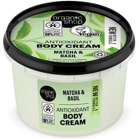 Bild på Organic Shop Body Cream Matcha & Basil 250 ml