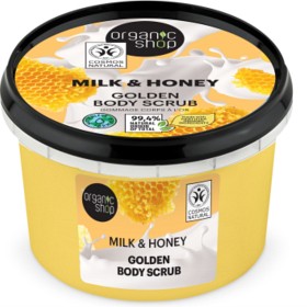 Bild på Organic Shop Kroppsskrubb Mjölk & Honung 250 ml