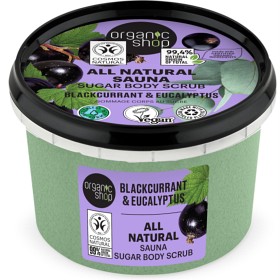 Bild på Organic Shop Kroppsskrubb Svart Vinbär & Eukalyptus 250 ml