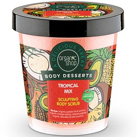 Bild på Organic Shop Body Scrub Tropical Mix 450 ml
