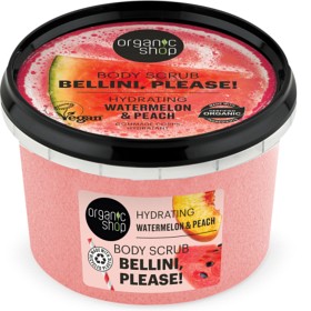 Bild på Organic Shop Kroppsskrubb Vattenmelon & Persika Bellini 250 ml