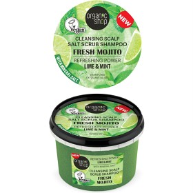 Bild på Organic Shop Schamposkrubb Lime & Mint 250 ml