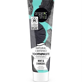 Bild på Organic Shop Toothpaste Mint & Charcoal 100 g