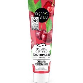 Bild på Organic Shop Toothpaste Cherry & Pomegranate 100 g