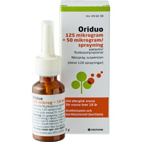 Bild på Oriduo nässpray 120 doser Antihistamin och kortison