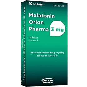 Bild på Melatonin Orion Pharma 3 mg 10 tabletter