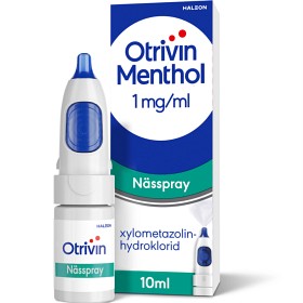 Bild på Otrivin Menthol nässpray, lösning 1 mg/ml 10 ml