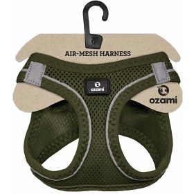Bild på Ozami hundsele air-mesh grön XXXS