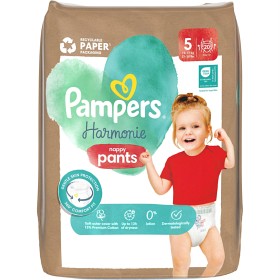 Bild på Pampers Harmonie Byxblöjor storlek 5 (12kg-17kg) 20 blöjor
