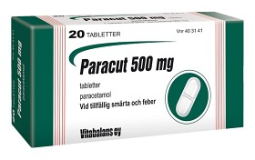 Bild på Paracut, tablett 500 mg 20 st