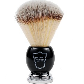 Bild på Parker Shaving Black Chrome Handle Synthetic Bristle Shave Brush