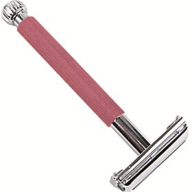 Bild på Parker Shaving 29L Pink Ladies Textured Long Handle Butterfly Open Safety Razor