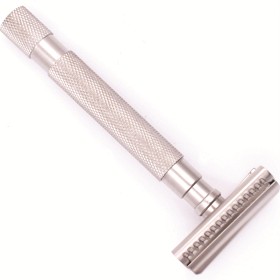 Bild på Parker Shaving 55SL-SC Semi-Slant 3 Piece Safety Razor Satin Chrome