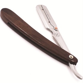 Bild på Parker Shaving SRDW Dark Padauk Wood Handle Clip Type Barber/Straight Razor
